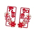 thumbnail image 1 of balikha 1 Pair Chinese New Year Couplets Home Decoration Ornament Window Decoration Spring Festival Chunlian for Party Favors B, 1 of 9