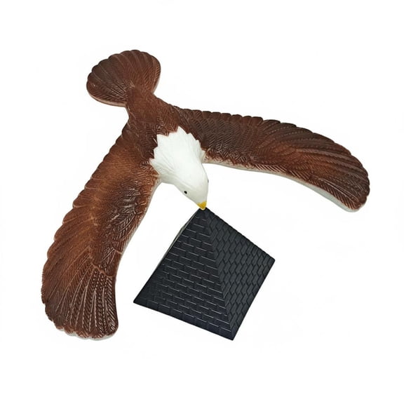 balikha 1 Unit Balance Eagle Bird Statue Toy 7 Inch Decorative Weighted Base for Kindergarten Calm Focus Activity