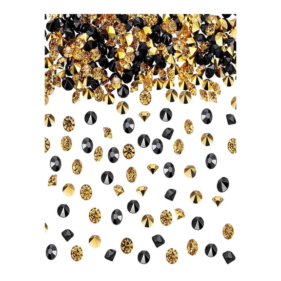 balikha 10000Pcs Acrylic Rhinestones Diameter 4 mm Tabletop Centerpiece Ornament Artwork for Anniversary Wedding Event Birthday Favor
