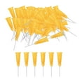 thumbnail image 1 of balikha 100x Blunt Tip Dispensing , Stainless Steel ,Versatile ,Glue Application Tools, for Liquid DIY Paint Quilling, Oil , orange, 1 of 9