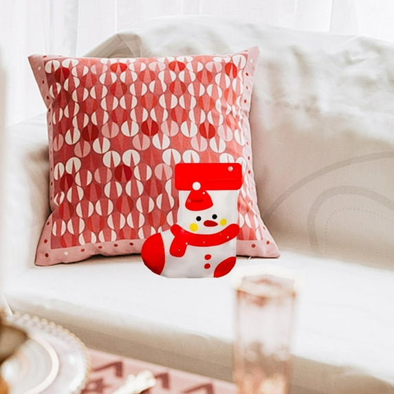 balikha 10Pcs Christmas Cookie Bags Bags Reusable Christmas Treat Bags for Chocolate Photo Homemade Cookies Bakery Wedding Snowman