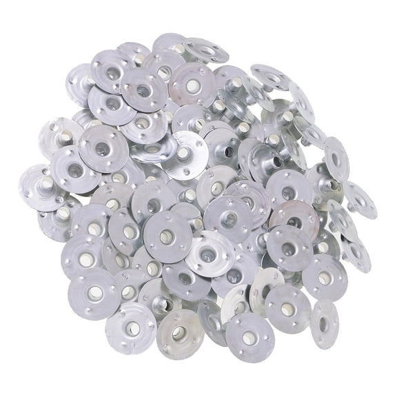 balikha 200 Pieces Candle Wick Sustainers Candle Making Tools Wick Tabs Wick Base Iron Construction Suitable for Home Candle Making DIY Use , 14x3mm 200pcs-14x3mm