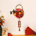 thumbnail image 1 of balikha 2025 Chinese Lunar Year Hanging Decoration 18.5inch Tall Traditional Artificial Fruit for Festival Party Supplies Lightweight B, 1 of 9
