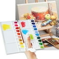 balikha 25 Grids Watercolor Palette Paint Palette Artists Storage with