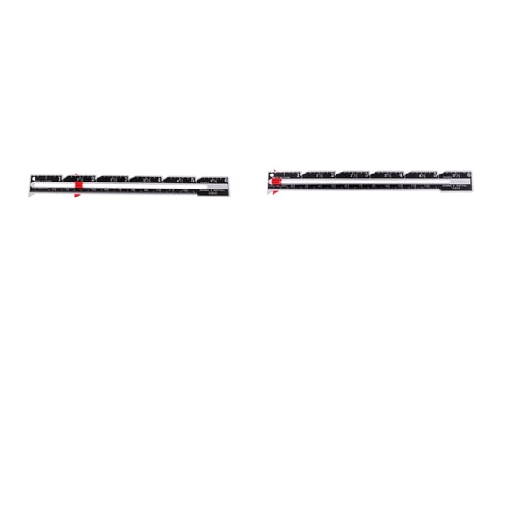 balikha 2Pcs Metal , Sewing with A Sliding Marker - Sliding Measure Sets Distance For Marking Hems, Tucks, Pleats and Buttonholes
