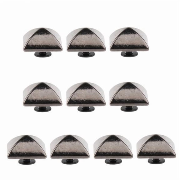 balikha 3x 10 Sets Square Pyramid Rivet Studs Spots Punk Leather Bag Shoe Clothes Decoration