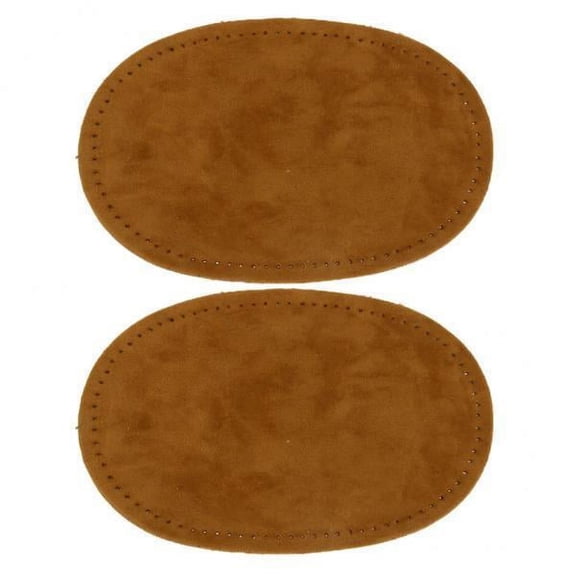 balikha 4- Sew-on Oval Elbow/Knee Patches Cord Jeans Repair Craft Sewing Applique 4 Pcs