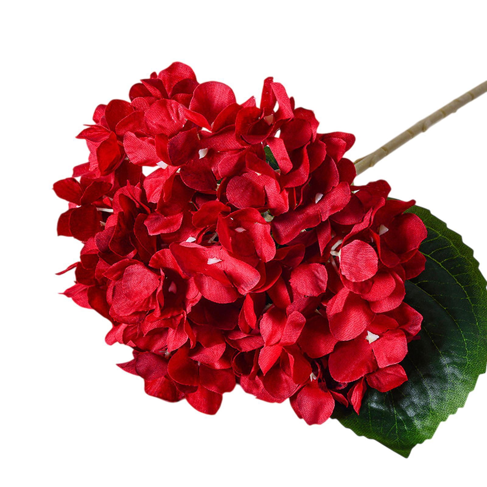 balikha 45cm Artificial Hydrangeas Flower with Stem Floral Arrangement ...