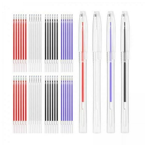 balikha 4x Marker Pen, 1 Set Heat Erasable Marking Pens 4Color 13Pcs