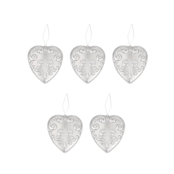 balikha 5 Pieces Threader Kit Sewing Accessories work Supplies Heart Shape Holders for Quilting Crafting Projects Argent