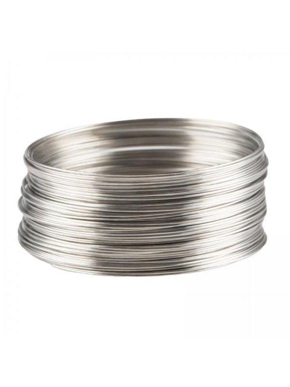 6x 50 Loops Beading Wire for Jewelry , Metal Wire for Necklaces And Bracelets