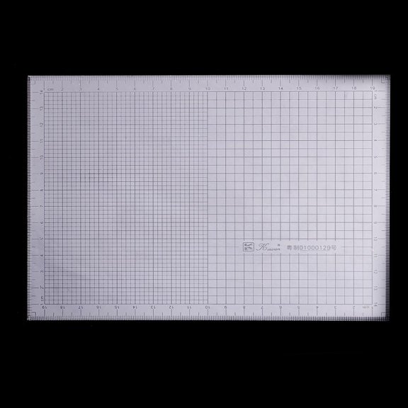 balikha Acrylic Coordinate Ruler Graph Grids Ruler for Hand Drawing Coordinate