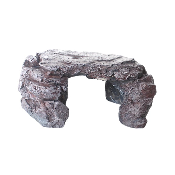 balikha Aquarium Decoration Cave Decorative Resin Resin Toy Fish Tank Accessories Reptiles Hideout for Tortoise Garden Pond Amphibian