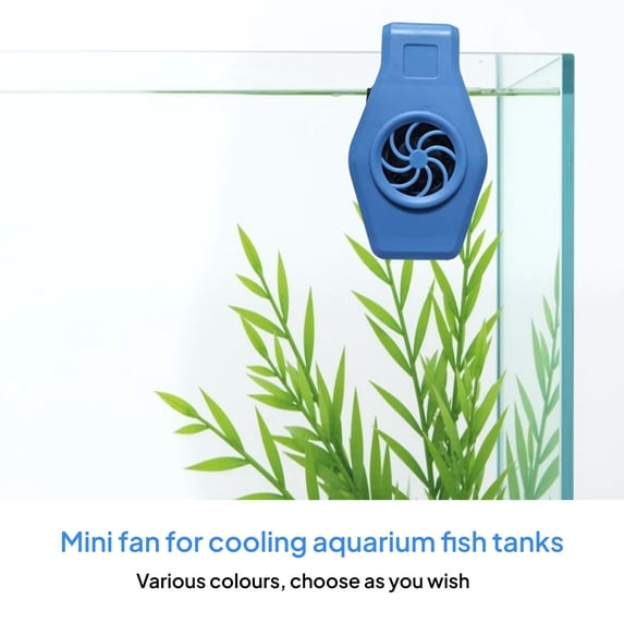 balikha Aquarium Tank Cooling Fan Portable USB Powered Waterproof Accessories Aquarium for Hamsters