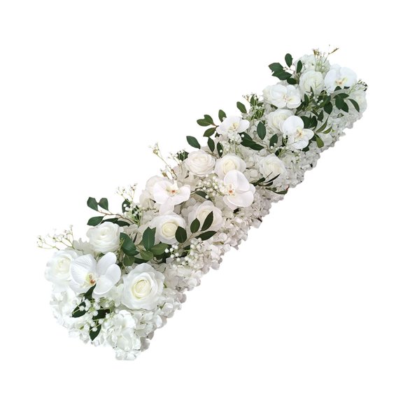 balikha Backdrop Flower Panel, Artificial Rose Floral Arrangement Romantic Floral Panel Silk Flower for Wedding Event Party Reception