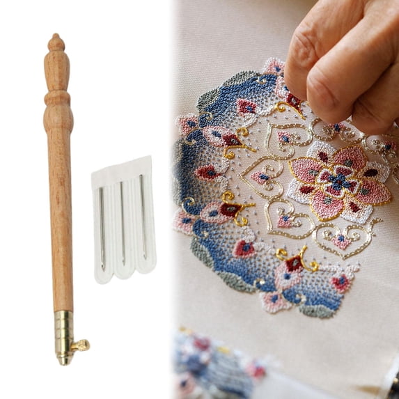 balikha Beading Crochet Tools Kit Sequins Embroidery Punch Stitching ...