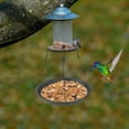 thumbnail image 1 of balikha Bird Feeder Birdfeeder Decoration Large Capacity Tray Platform Bird Feeder Birds Bath for Patio Outdoors Garden Yard Backyard Black, 1 of 9