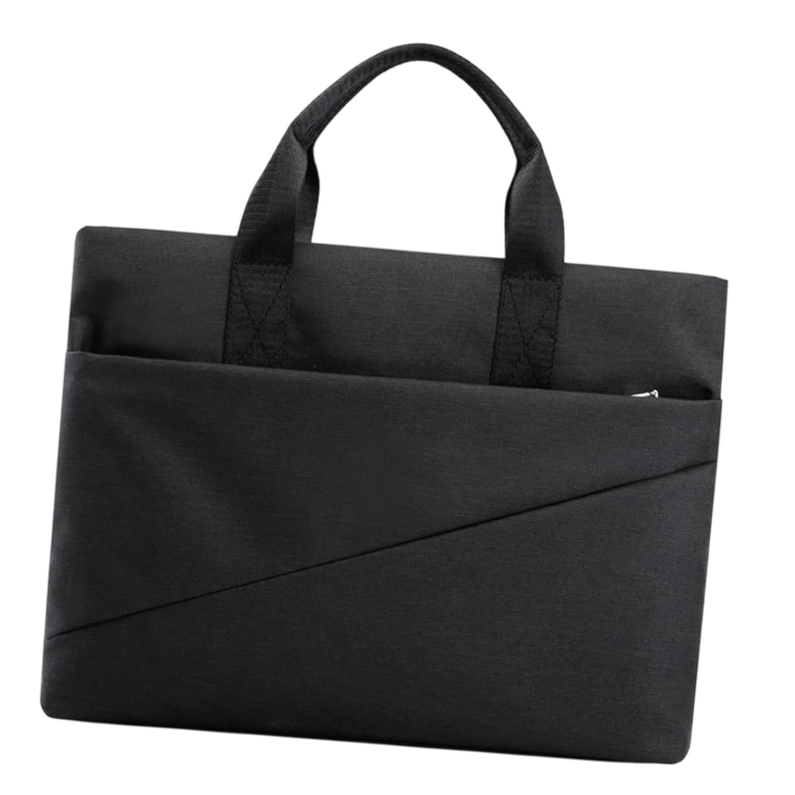 balikha Briefcase Document Bag Bag files Organizer Multifunctional Container Case Storage Bag Laptop Briefcase Laptop Case black