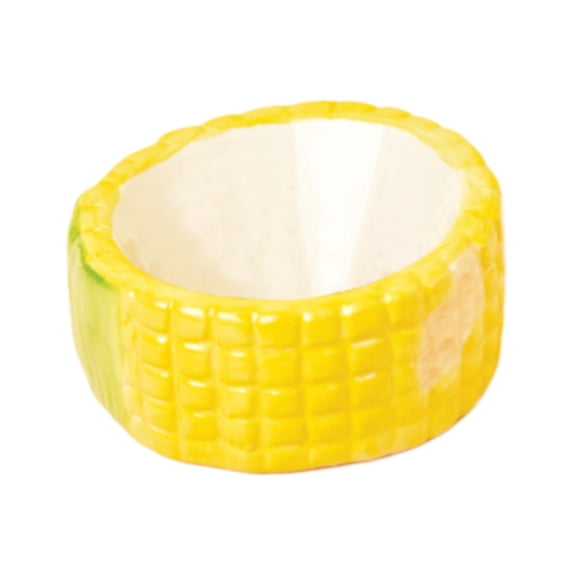 balikha Ceramic Hamster Food Bowl Hamster Accessory, Multifunction Outdoor Small Animal Feeding Bowl for Hedgehog Dwarf Hamster Mouse