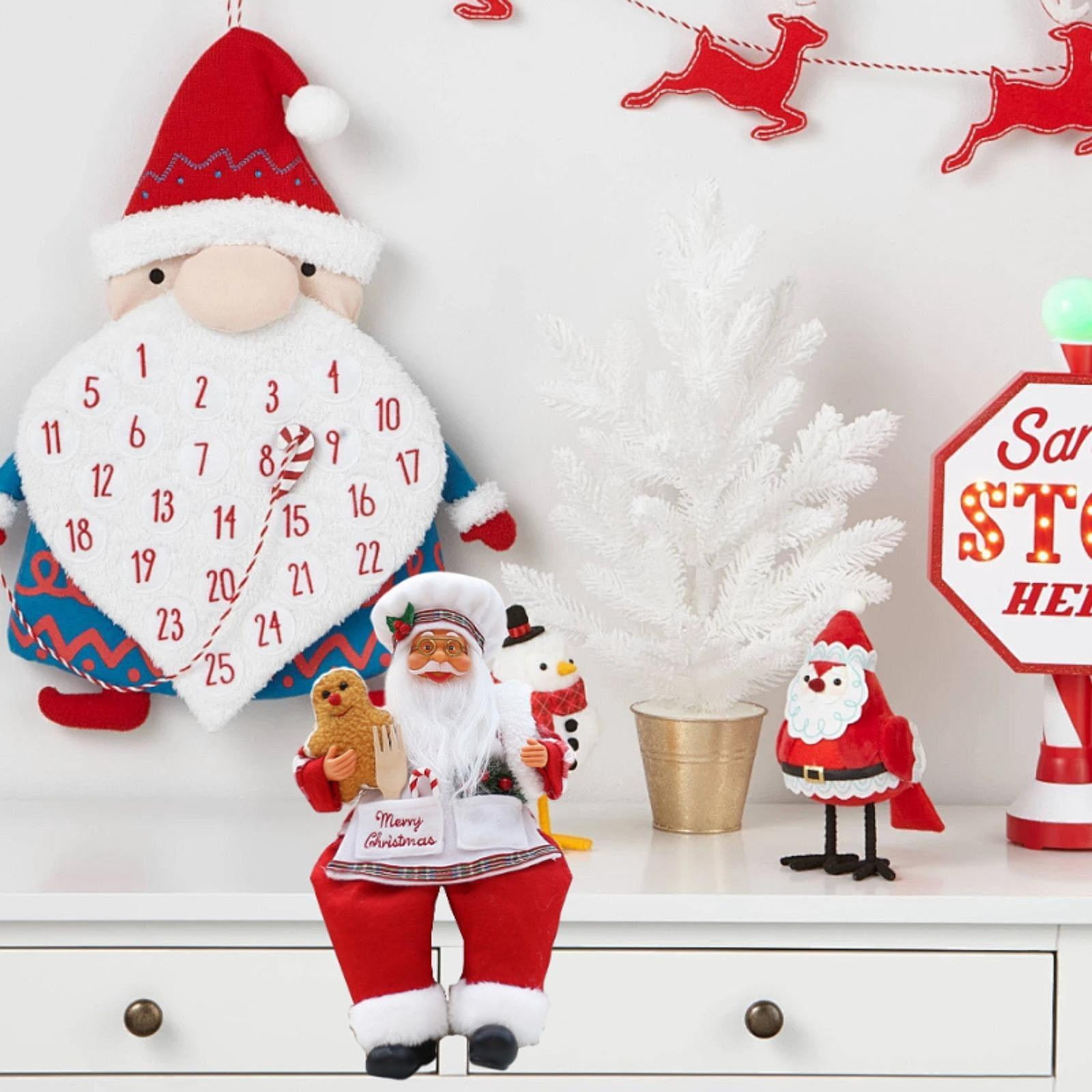 balikha Christmas Chef Ms Claus Figurine Chef Statue Centerpiece ...