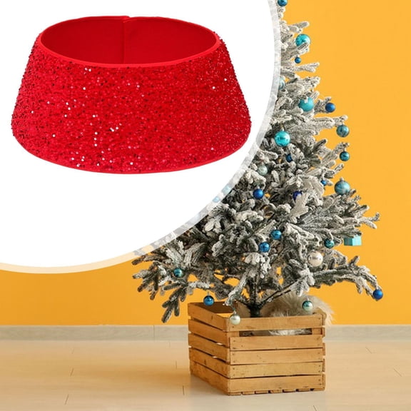 balikha Christmas Tree Collar Party Favors Supplies Unique Christmas Tree Decoration L