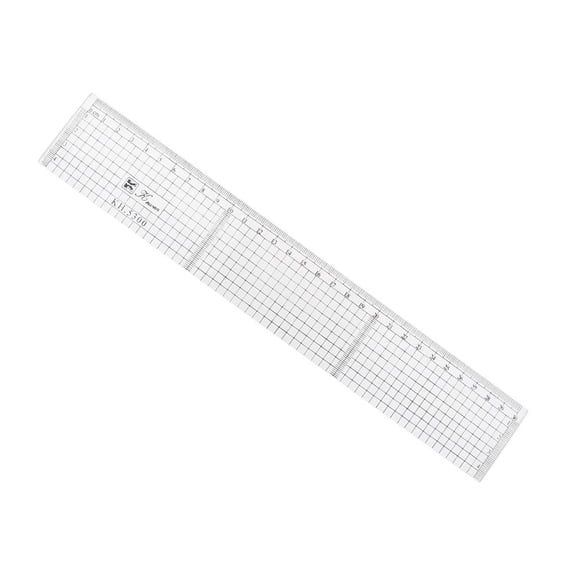 balikha Clear Acrylic Drawing Grid Ruler Template For Drawing Anime Painting Supplies Stationery 30cm