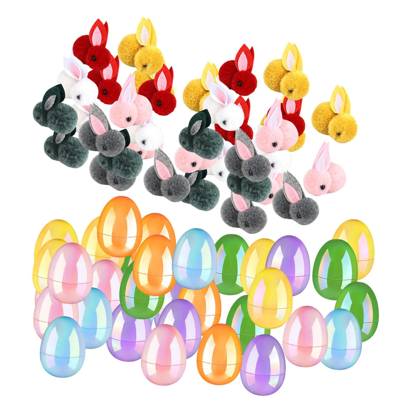 balikha Colorful Easter Eggs Easter Basket Fillers Inside Toys Party Favors, Easter Eggs, Hunt Easter Basket Stuffers for Adults Kids , 36 Eggs