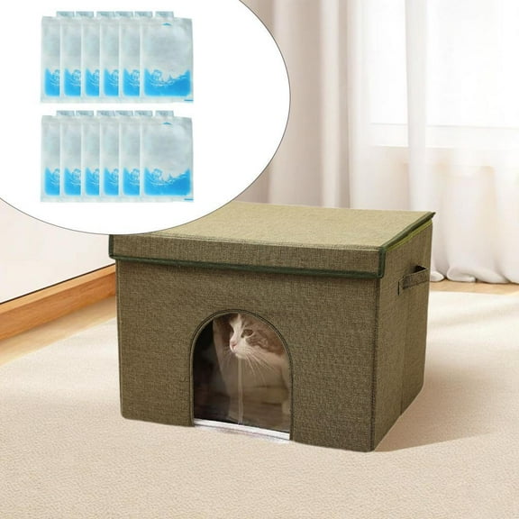 balikha Cooling Cat House Villa Pet Shelter for Indoor Cat Small Animal Pet Supplies