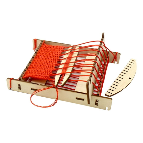 balikha DIY Weaving Loom Kit Knitting Frame with Accs Wooden Knitting Loom Weaving Machine multi crafts Creative Weave Tool for Beginners Children