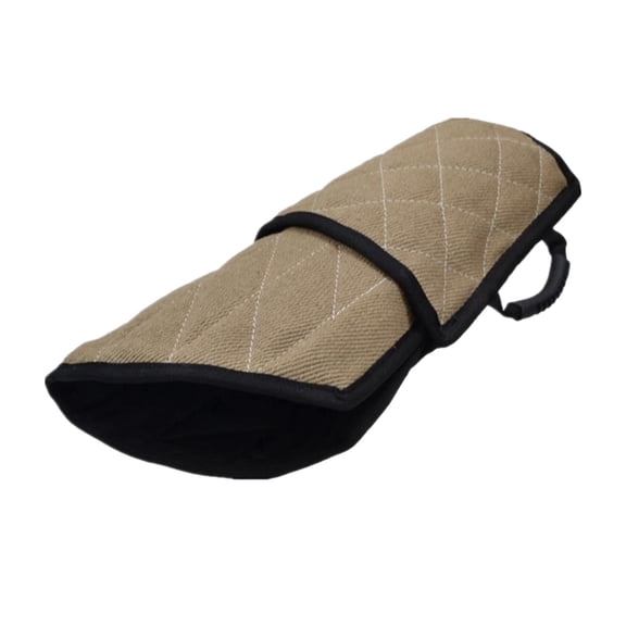 balikha Dog Bite Sleeve, Interactive Play, Best for Young Dogs Puppy, Strong Double Layer Jute Dog Training Arm Protection, Playing Biting Tugging Toy Black