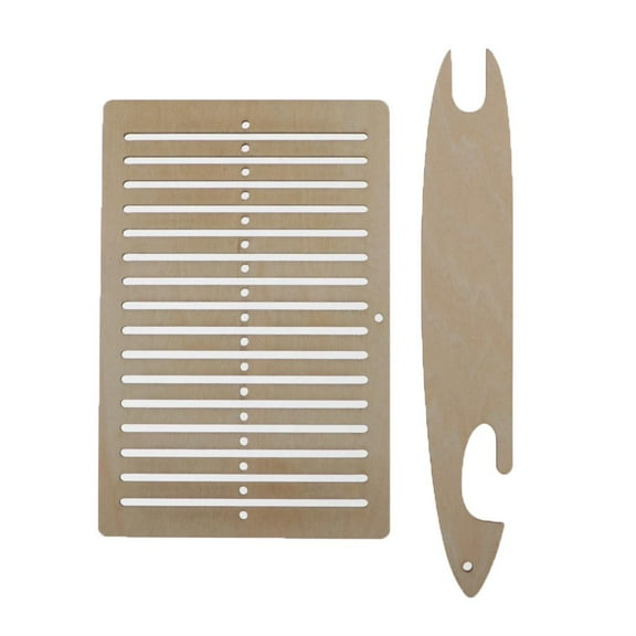 balikha Durable Mini DIY Hand-Knitting Wooden Weaving Loom Tapestry Toys Children Kids Shuttle Woven Machine Interllectural Development Technology Production