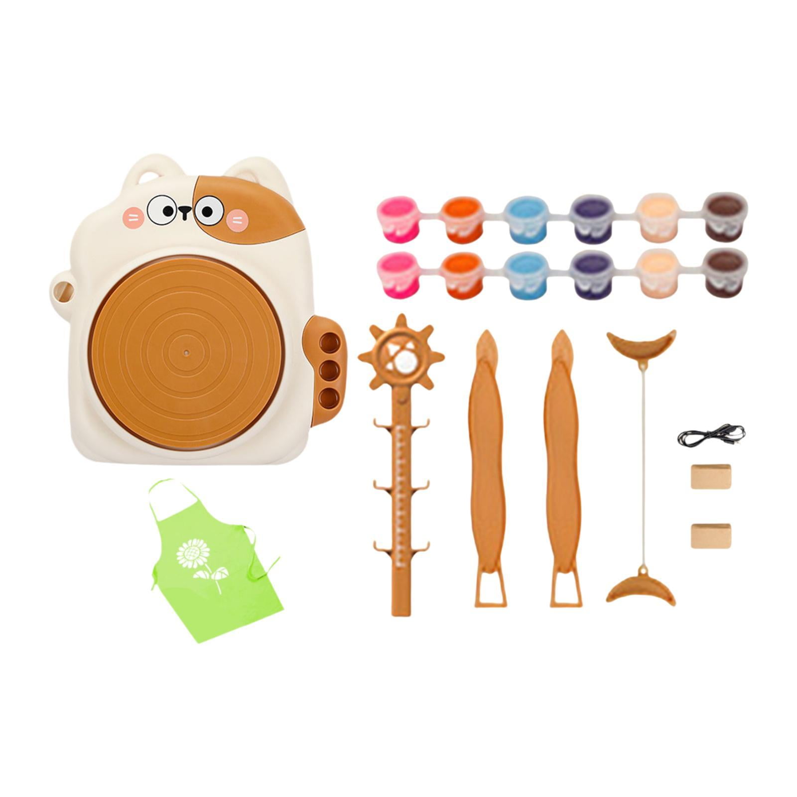 balikha Electric Pottery Wheel for Kids USB for Age 6-12 Years Beginners Easter Gift