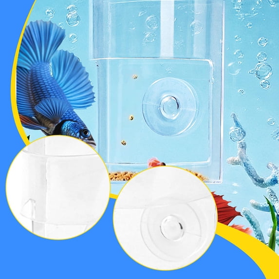 balikha Fish Feeder Prevent Water Feeding Tube for Aquariums Dwarf Shrimp