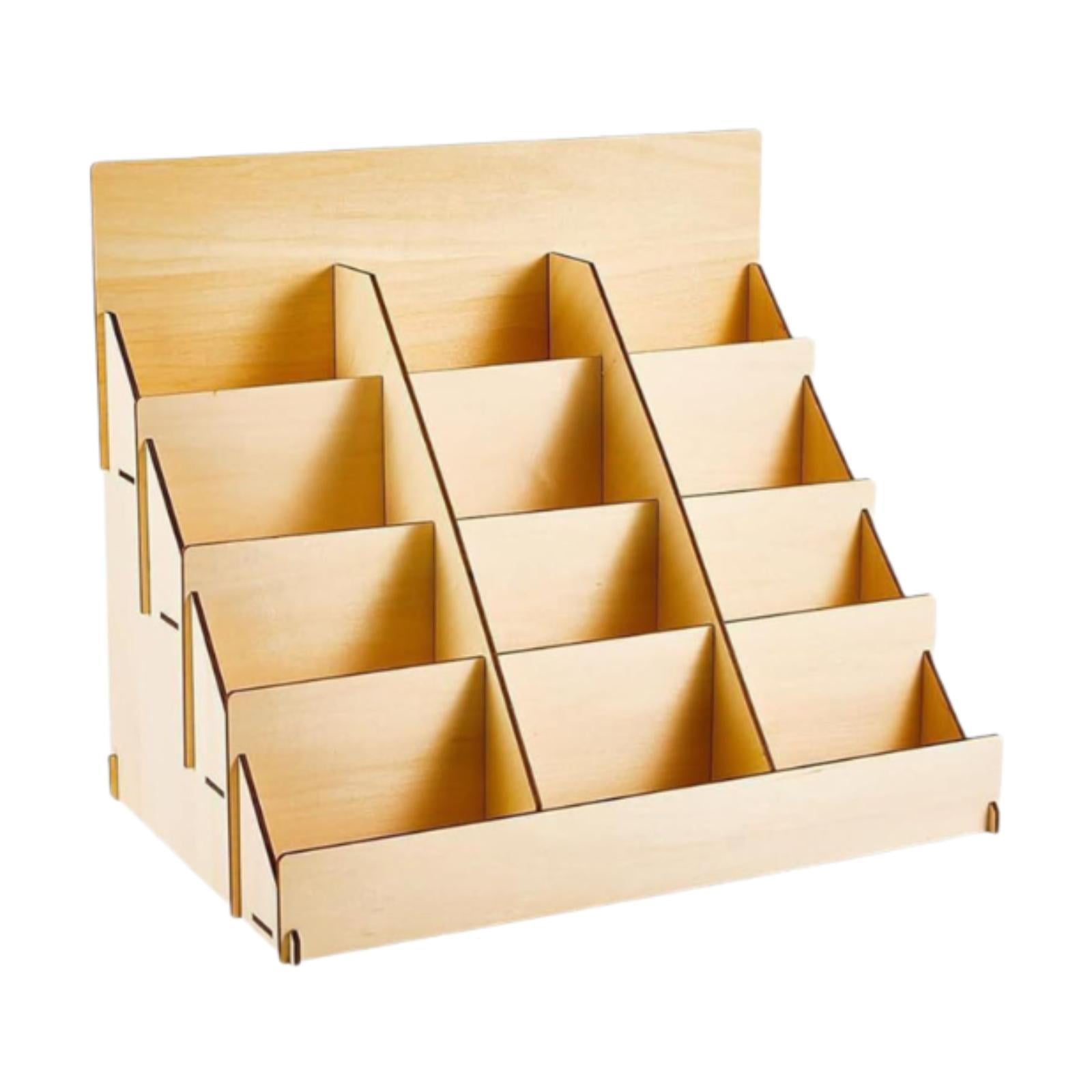 balikha Greeting Card Display Stand Holder, Counter Retail Display Rack Elegant Storage Rack 4 ...