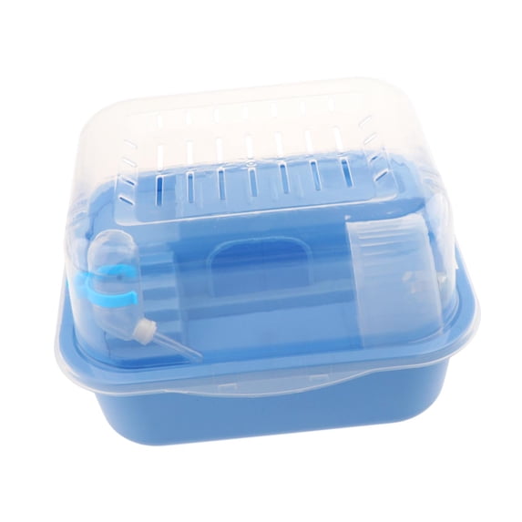 balikha Hamster Cage Hamster Habitat, Guinea Pig Cage, Breathable, Multifunction of Small Pet Cage Hamster House for Mice Small Animals Blue