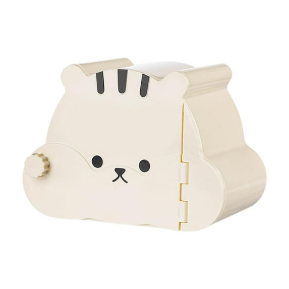 balikha Hamster Hideout Cage Accessory Hideaway Habitats Decor Bed Hamster Habitat Decor Four Seasons Usable Hut for Lemmings Gerbils beige