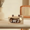 thumbnail image 1 of balikha Hamster Wood House Peep Shed Wheel Ind Surprise, Cabin, Retreat Cage Accessories Mouse Dwarf Hamster Exploration Toys for Lemming S, 1 of 9