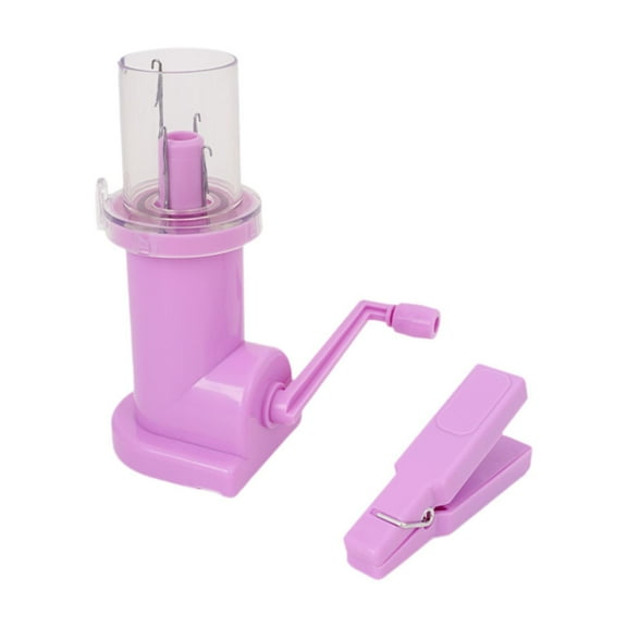balikha Hand Spool Knitter Knitting Tool Cord Knitter Household Compact Manual Knitting Machine Hand Operated for Sweaters DIY Pinkish