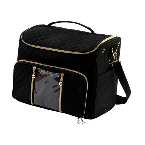 balikha Household Yarn Storage Bag Portable Yarn Storage Tote Yarn Storage Black