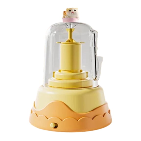 balikha Kids Electric Pottery Wheel Pottery Forming Machine Adjustable Speed Complete Kit Child Parent Interactive Toy for Beginners Yellow