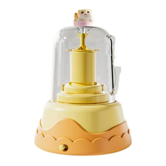 balikha Kids Electric Pottery Wheel Pottery Forming Machine Adjustable Speed Complete Kit Child Parent Interactive Toy for Beginners Yellow