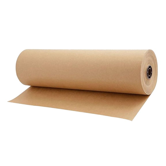 balikha Kraft Wrapping Paper Roll (Jumbo Roll) | Recycled Material | Multi-use: Natural Wrapping Paper, Table Cover/Runner, Moving, Packing & Shipping