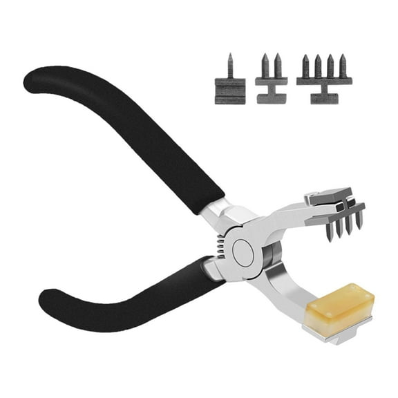 balikha Leather Hole Punch Tool, Handheld Pliers, Heavy Duty Leather Art Craft Leather Craft Punching Stitching Tools for Watch Bands A