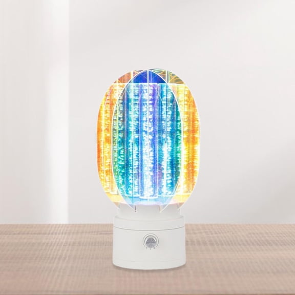 balikha Night Lamp, Northern Lights, Rotating 3D Accent Table Lamp, for Desk Workstation, Living Room, Home Dcor