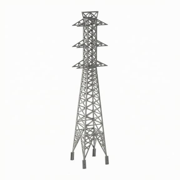 balikha Power Mast Model Detailed Lattice Tower Replica for Engineering Students Sand Table Diorama Displays