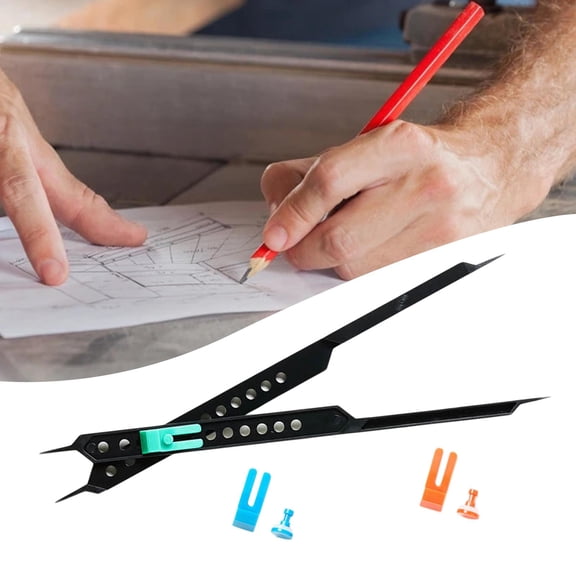 balikha Proportional Divider Artist Scale Divider Caliper Ruler Compass Pantograph Plastic Build for Precise Ratio Transfer and Measurement suitable for art class studio use architecture