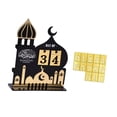thumbnail image 1 of balikha Ramadan Advent Calendar, Islamic Mosque Party Holiday Acrylic Eid Mubarak Gift Ramadan Decoration for Farmhouse,School Castle Shaped, 1 of 9
