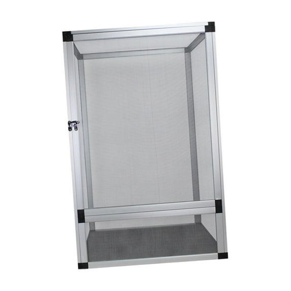 balikha Reptile Cage Terrarium 360 degree Observation Reptile Cage Multipurpose Easy Feeding Ventilation Gecko Tank for Small Turtles Snake