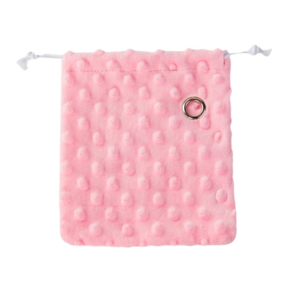 balikha Sugar Glider Bonding Pouch Sleeping Pouch Small Pet Accessory Drawstring Carrier for Small Pets and Animals Hedgehog Squirrel pink