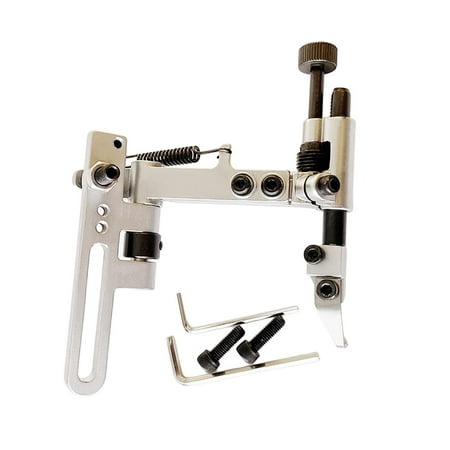 balikha Suspended Edge Guide Industrial Sewing Machine Attachment Margin Guide Kit Hinged Roller And Straight Stop Adjustable Durable Steel Build suitable for upholstery shops leather crafting